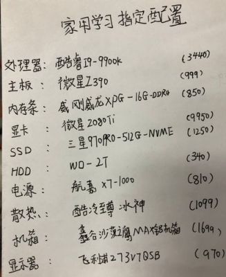 自己配电脑都需要什么（自己配一台电脑都需要买什么）