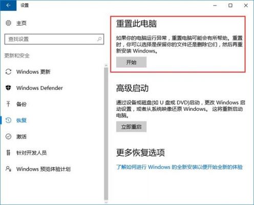 笔记本电脑恢复出厂设置会怎么样(笔记本恢复出厂设置之后会怎么样)-图2 笔记本电脑恢复出厂设置会怎么样(笔记本恢复出厂设置之后会怎么样)-图2