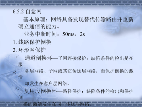 通信自愈网（通信自愈网的概念）