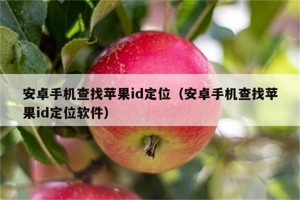 苹果的查找怎么添加安卓设备?苹果和安卓怎么定位系统-图1 苹果的查找怎么添加安卓设备?苹果和安卓怎么定位系统-图1