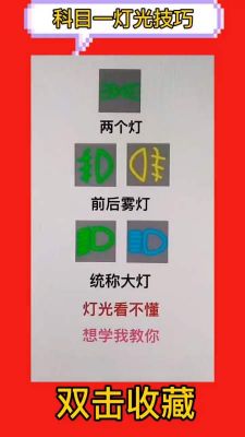 科目一交通信号灯考试（科目一信号灯答题技巧）