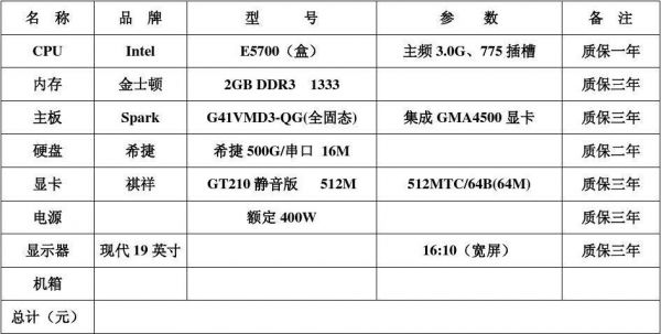 平板电脑报价（平板电脑报价单）