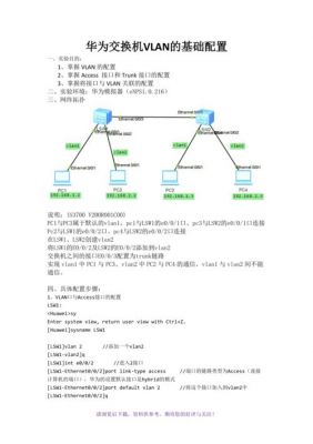 华为vlan通信（华为vlan配置实例详解）