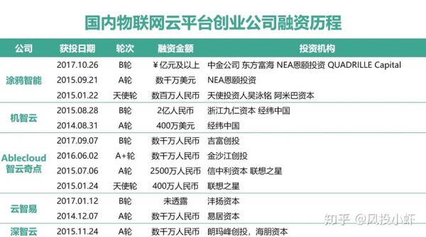 物联网公司的成本（物联网创业公司 要投资 多少钱）