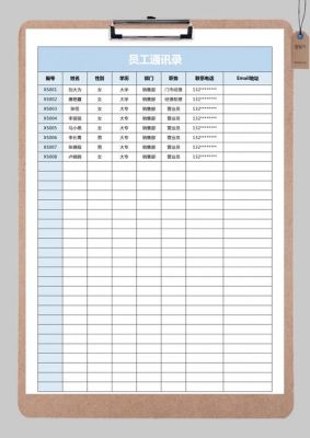 通信录底层（通信录表）