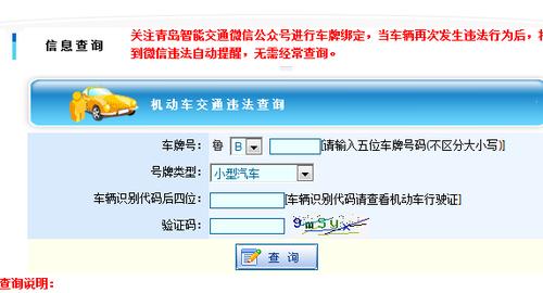 青岛公安交通信息服务网（青岛公安交通信息服务网违章处理）