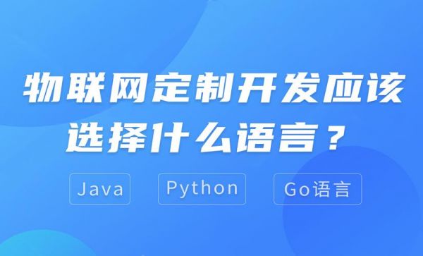 物联网哪些开发语言（物联网软件开发用什么语言）